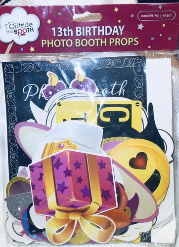 Birthday photo booth props - birthday,