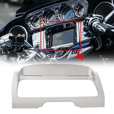 Chrome Radio Trim Bezel Center