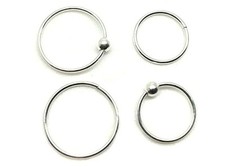 Sterling Silver Nose Ring Hoop