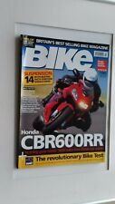 Bike Magazine October 2003 Honda CBR 600 RR Hornet Cagiva Rapter Ducati Triumph