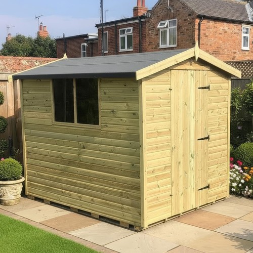 6ft 10ft standard apex - 10ft, shed