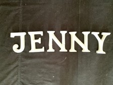 POSH GRAFFITI : JENNY letters : 5 letters