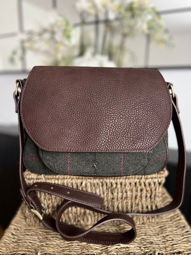 Joules tweed crossbody - tweed,