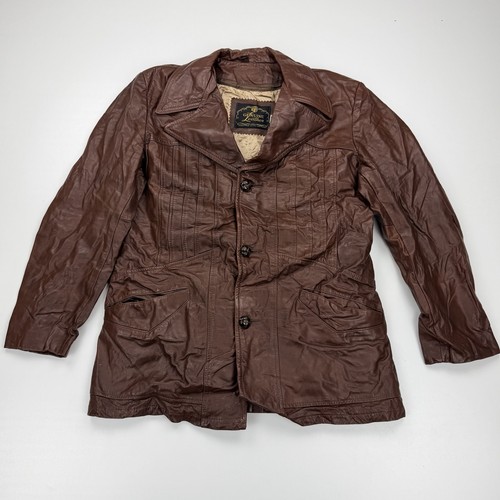 Genuine leather mens jacket - leather,