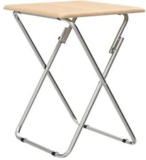 WOODEN TOP METAL LEGS FOLDING
