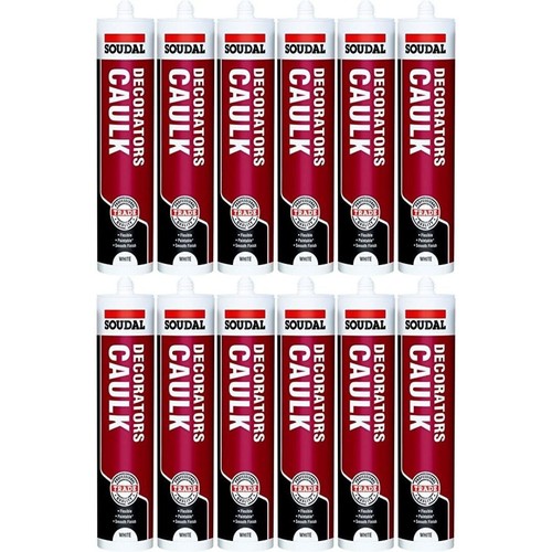 Soudal decorators caulk white - soudal,