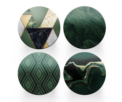 Round green art - 4, x