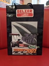 Rare Top Fuel Drag Racing Gift Bag, HotRod, Santa Pod