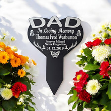 Dad grave marker memorial