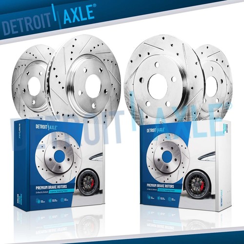 Front rear drilled brake - front,