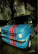 BEDFORD VAN LARGE POSTCARD -