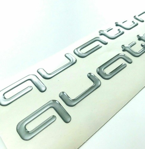 Quattro logo front - front, rear