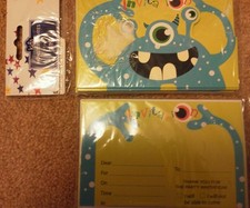 2 Packs of 8 monster party