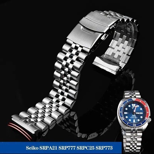 22mm stainless steel watch - stainless,