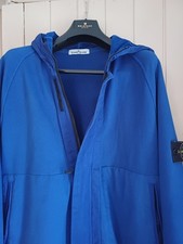 STONE ISLAND JACKET  XXL 2XL MASSIMO OSTI BADGED HEAVY SWEATSHIRT BLUE LTD EDIT 