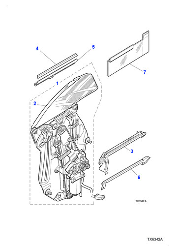 Jaguar waist seal xk8 4 - waist, 4.0