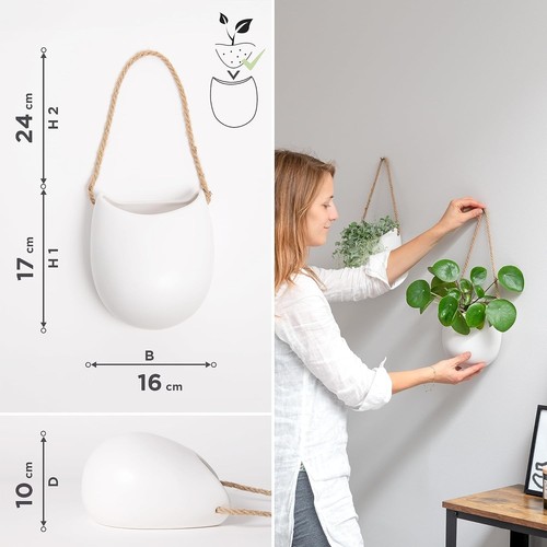 Kazai wall planters ceramic - kazai,