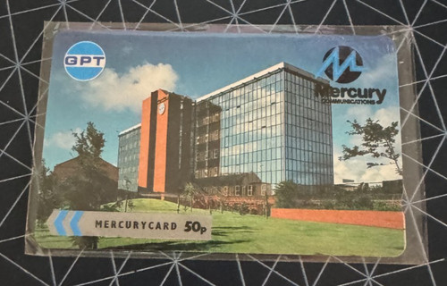 Mercury phonecards 50p - mercury,