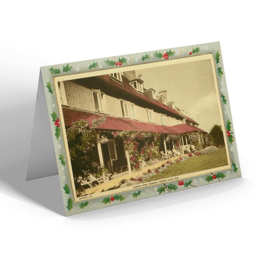 Xmas notelet vintage - xmas,