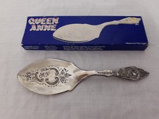Vintage Silver Plated Cake Server Mayell Queen Anne Pastry Server
