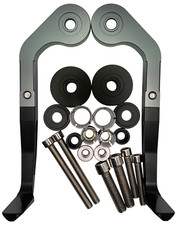 Silver brake lever guards for Suzuki GSXR 600 750 1000 K8 K9 L0 L1 L2 L3 L4 L5