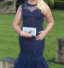 Red Carpet Ready Navy Sparkle Prom / Occasion Dress Size 14