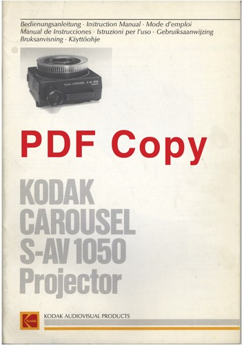 User manual for kodak - manual,