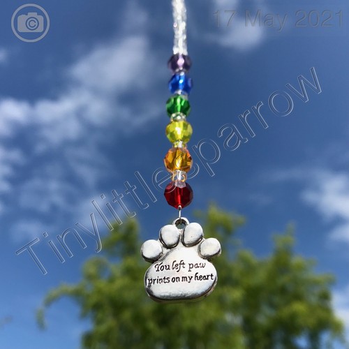 Sun catcher pet loss memorial - sun,