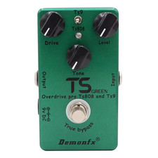 Demon FX TS Green Tube Screamer Clone -  TS9  TS808 Overdrive Pedal ** NEW **