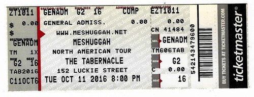 Meshuggah atlanta ga - meshuggah,