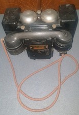 Vintage Military Field Telephone Set 'F' MKII TMC - Bakelite 1941 dated