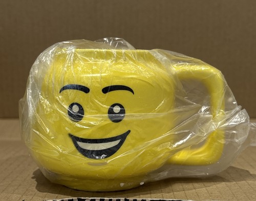 Yellow smiley face - yellow, mug