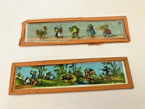 Magic lantern slides - magic,