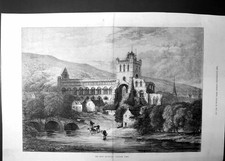 Original Old Antique Print