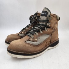 Simms Wading Fly Fishing Boots Size 10 Felt Soles Pre Owned Felted Waders