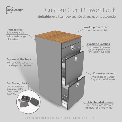 Custom size drawer - custom,