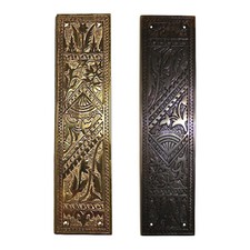 Victorian Style Brass Push