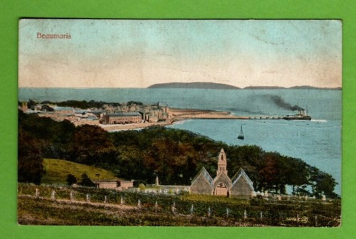 017814 postcard beaumaris - 017814,