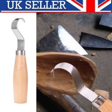 Stainless Steel Wood Carving Tools Cutter Spoon Hook Crooked Knife Woodwork