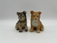 Vintage HOMCO German Shepard & Red Heller Puppy Figurines #8828 Sri Lanka