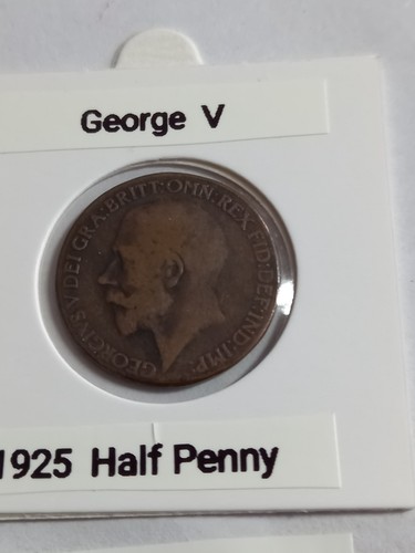 George 1925 half - 1925, penny