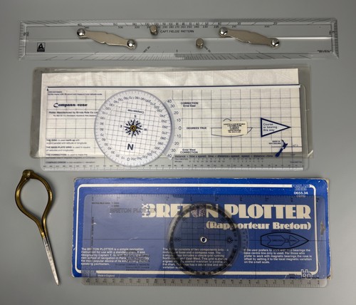 Vintage marine navigation set - vintage,