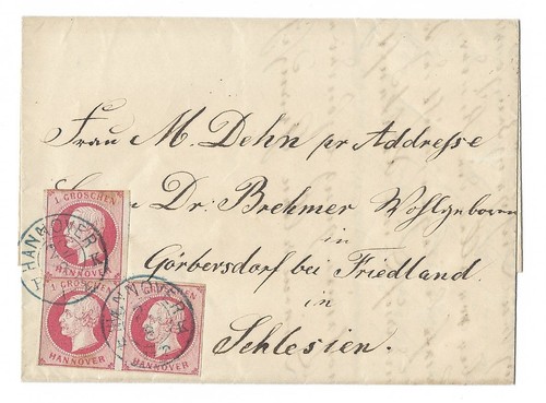 Old germany hannover 1859 - hannover, 3x