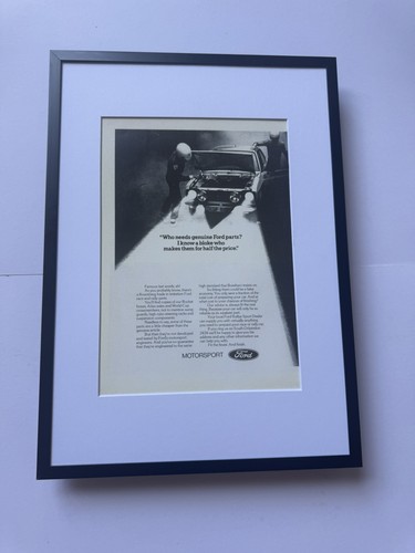New framed mk2 ford escort - framed,