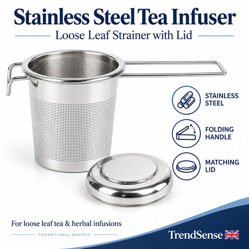 Stainless steel mesh tea - stainless,