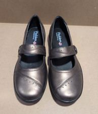 Women Boat Bronze Flat Slip On Ladies Shoes UK 6E By Padders - NEW SEE PICS