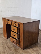 Antique Art Deco Solid Wood