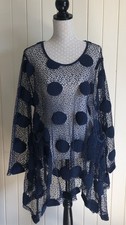 NESLAY - Stunning Navy Spotty