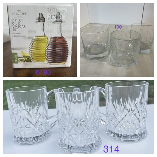 8pc glassware bundle whiskey - glassware,