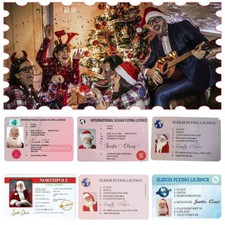 10X Santa Claus Flying Licence